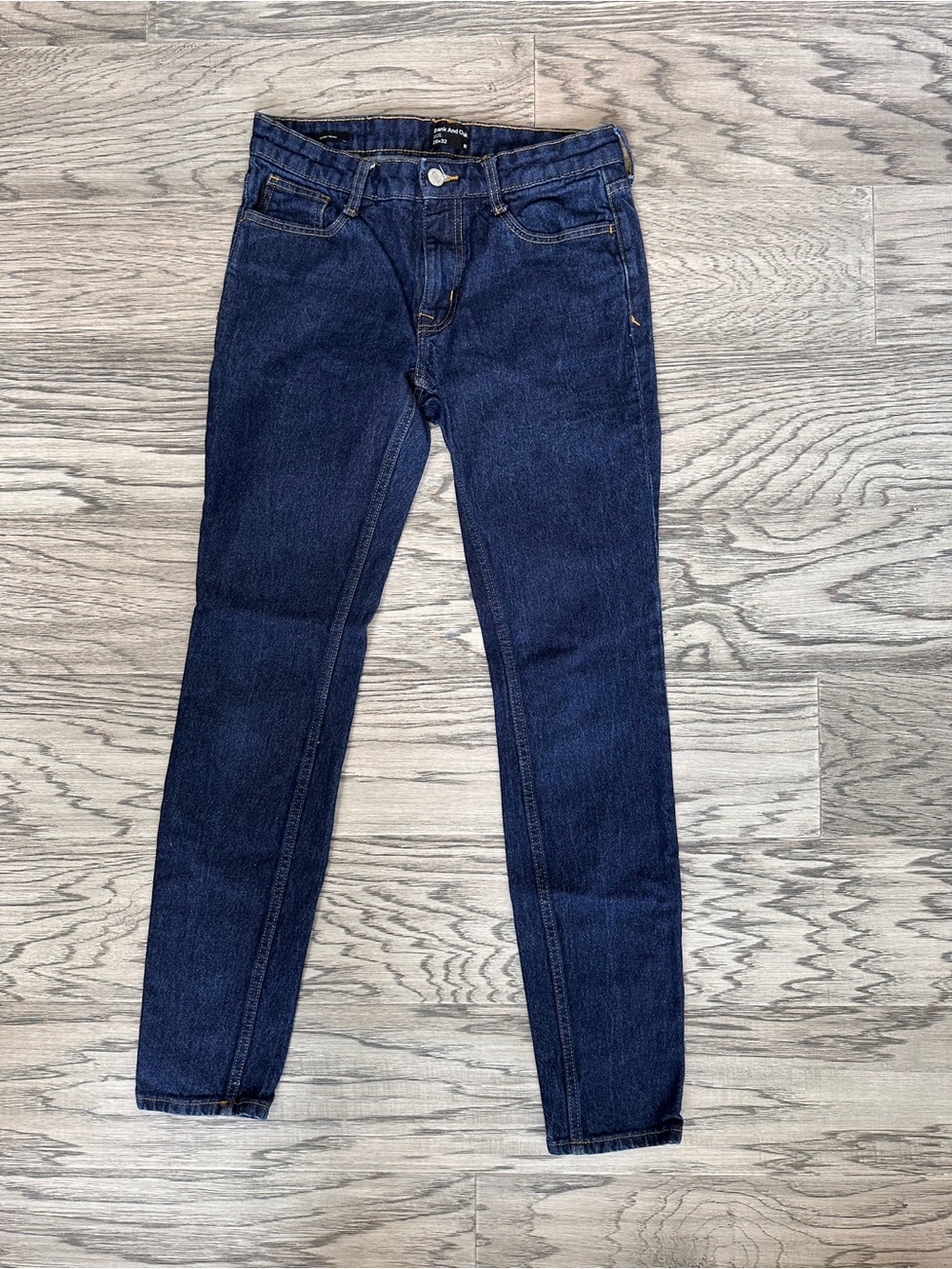 Frank & Oak Women's Skinny Jeans in Dark Blue